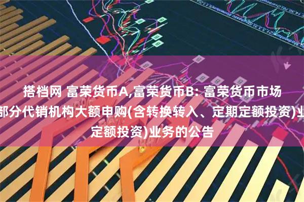 搭档网 富荣货币A,富荣货币B: 富荣货币市场基金暂停部分代销机构大额申购(含转换转入、定期定额投资)业务的公告